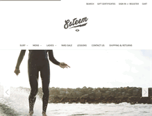 Tablet Screenshot of esteemsurf.com